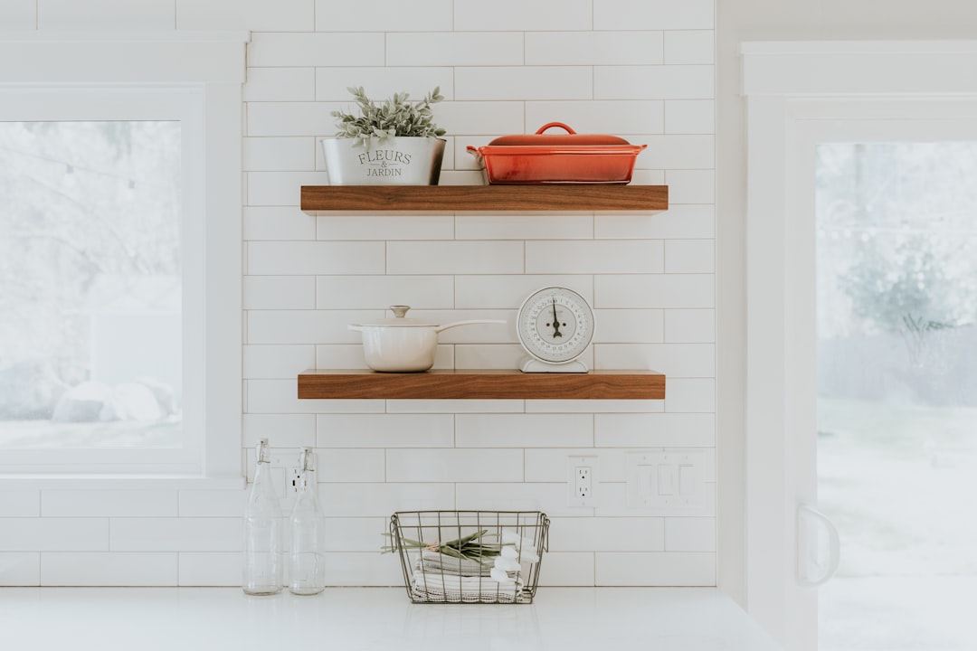 Maximize Kitchen Space with Floating Shelves